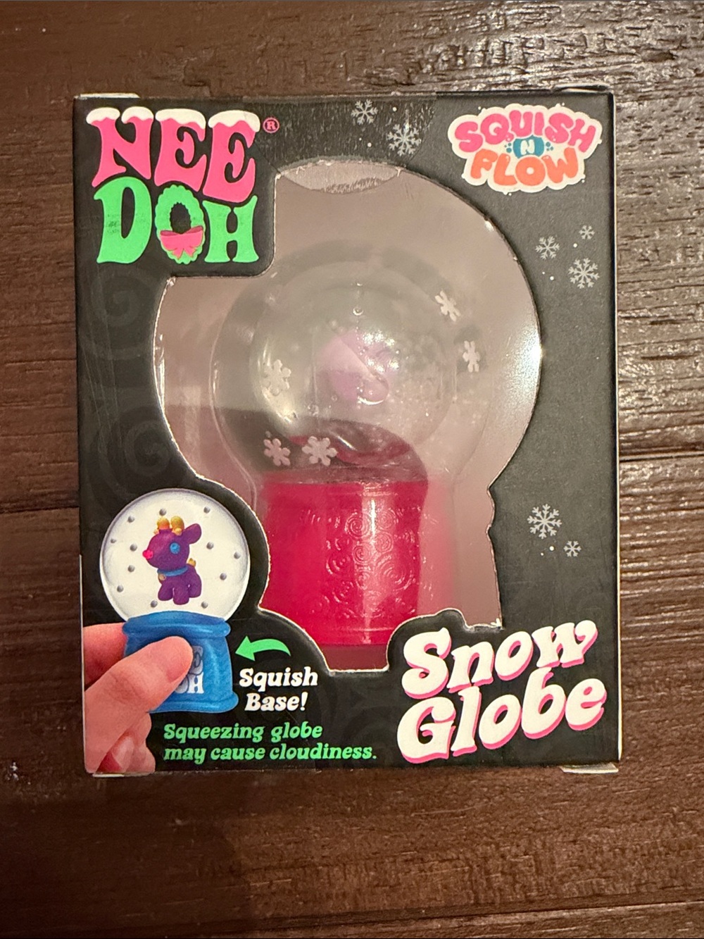Needoh Pink Snow Globe - Picture 3 of 6